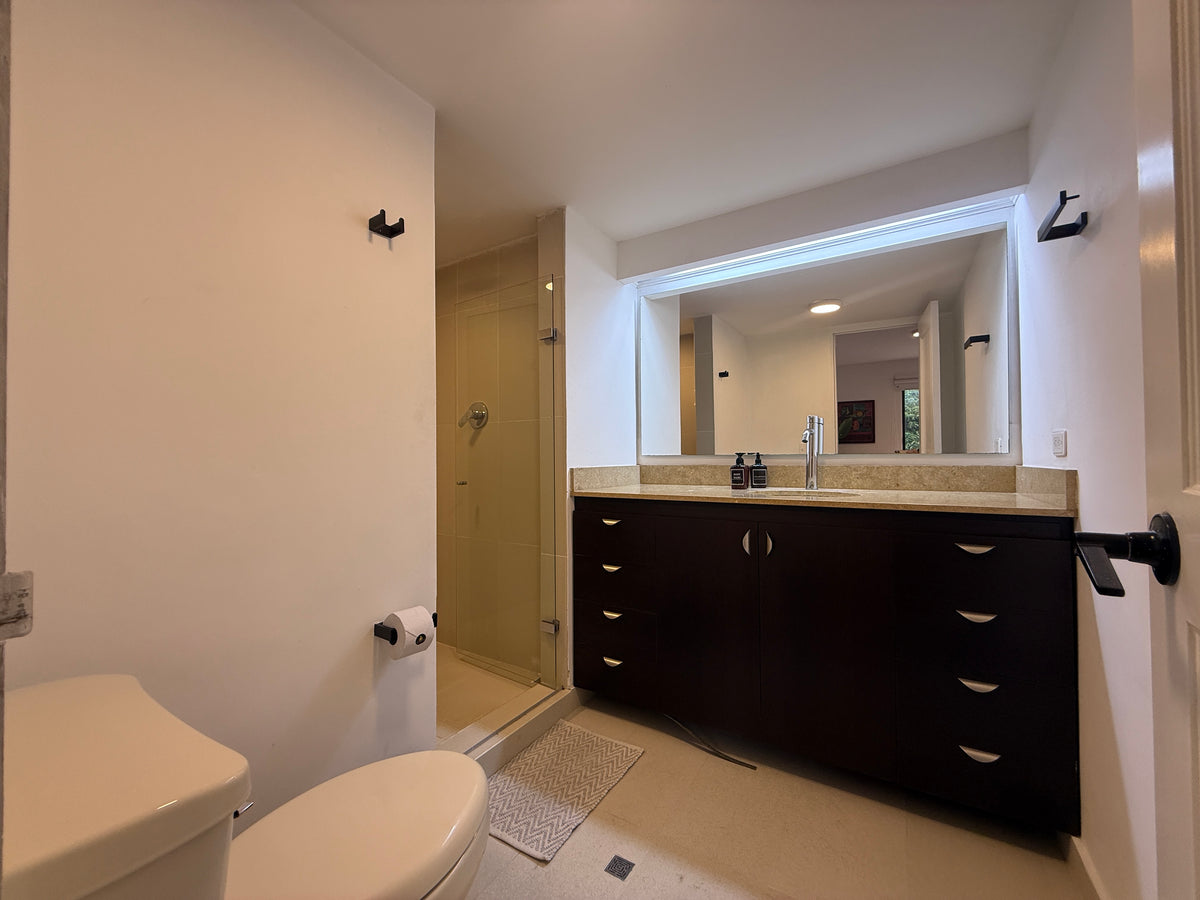 Apartamento amoblado en Vizcaya, El Poblado 167 m² con balcón y amplios espacios