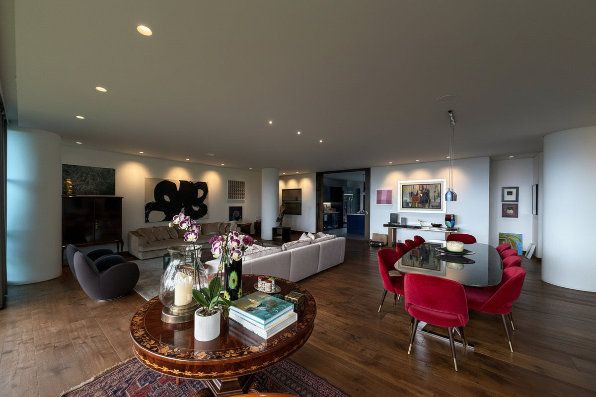 336 m² apartment in San Lucas, El Poblado – Spacious areas, study, and 4 parking spaces