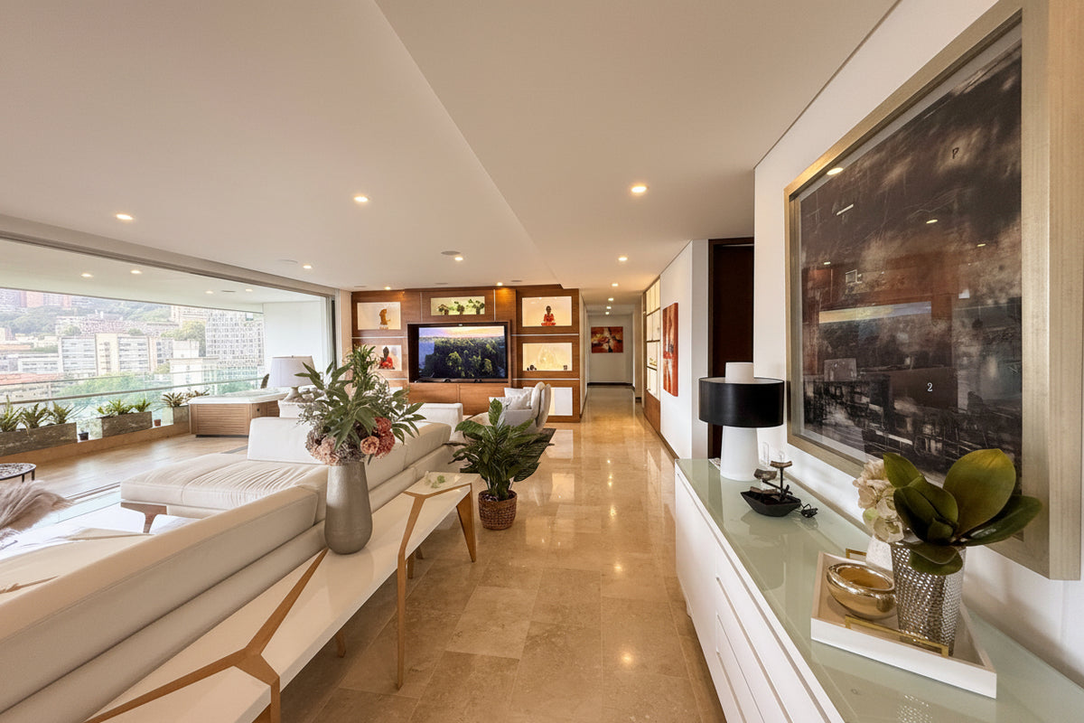 Apartment in La Concha sector, El Poblado 406 m² with panoramic view, 3 bedrooms