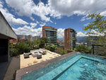 Furnished duplex penthouse in Las Lomas, El Poblado with terrace, pool and sauna