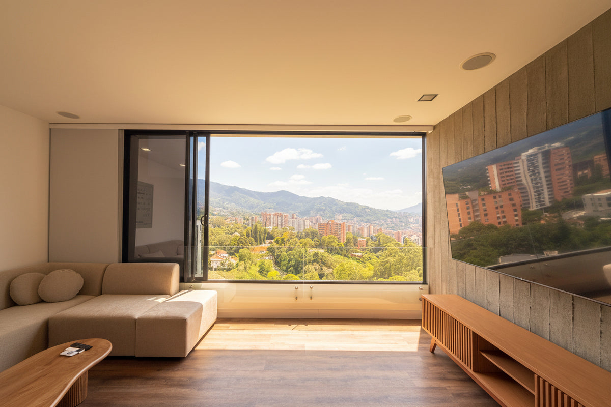 Apartamento en Piso Alto con Vista Verde | Sector San Lucas, El Poblado