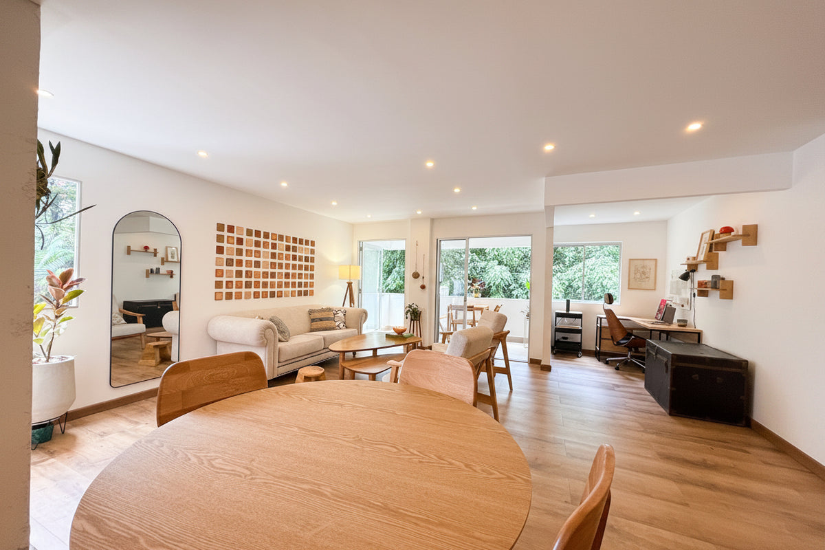 Apartamento moderno en Castropol con balcón y Unidad cerrada con piscina – 2 habitaciones