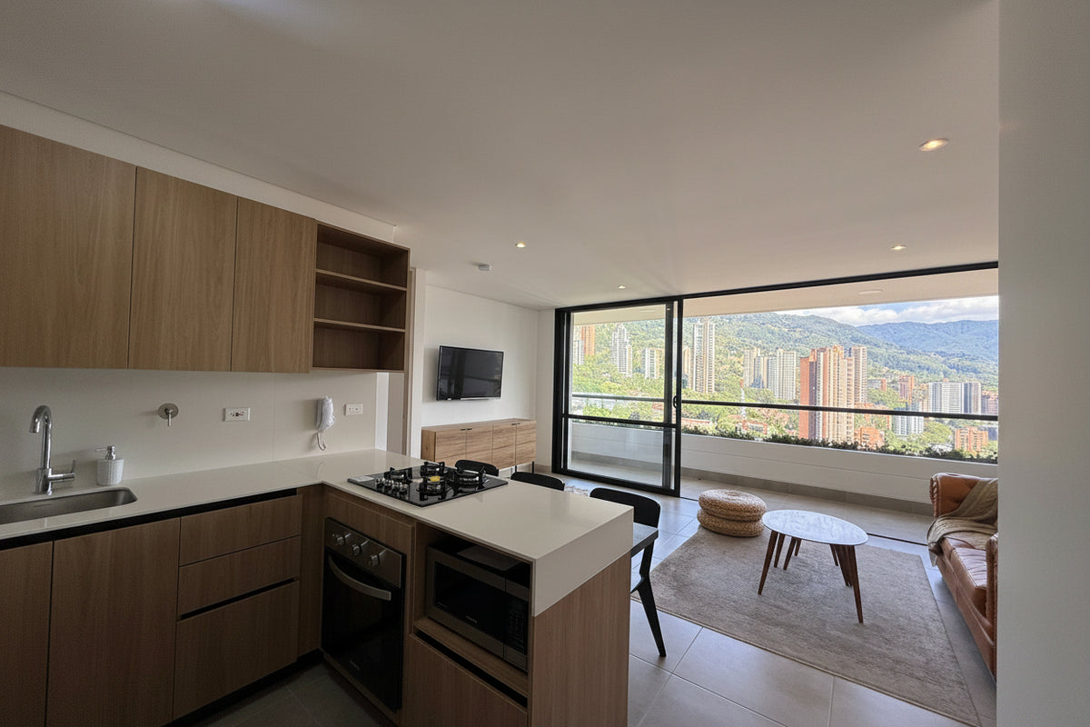 Apartamento en Linares El Poblado 72 m² | Vista 180°, Piso Alto