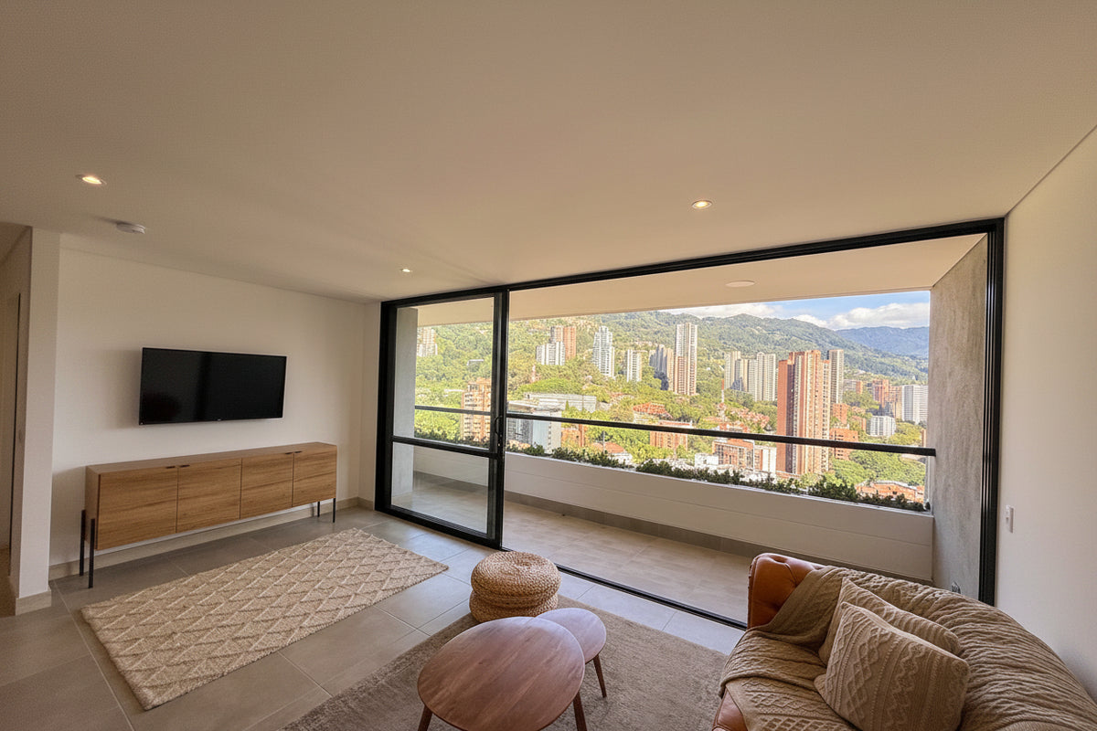 Apartamento en Linares El Poblado 72 m² | Vista 180°, Piso Alto