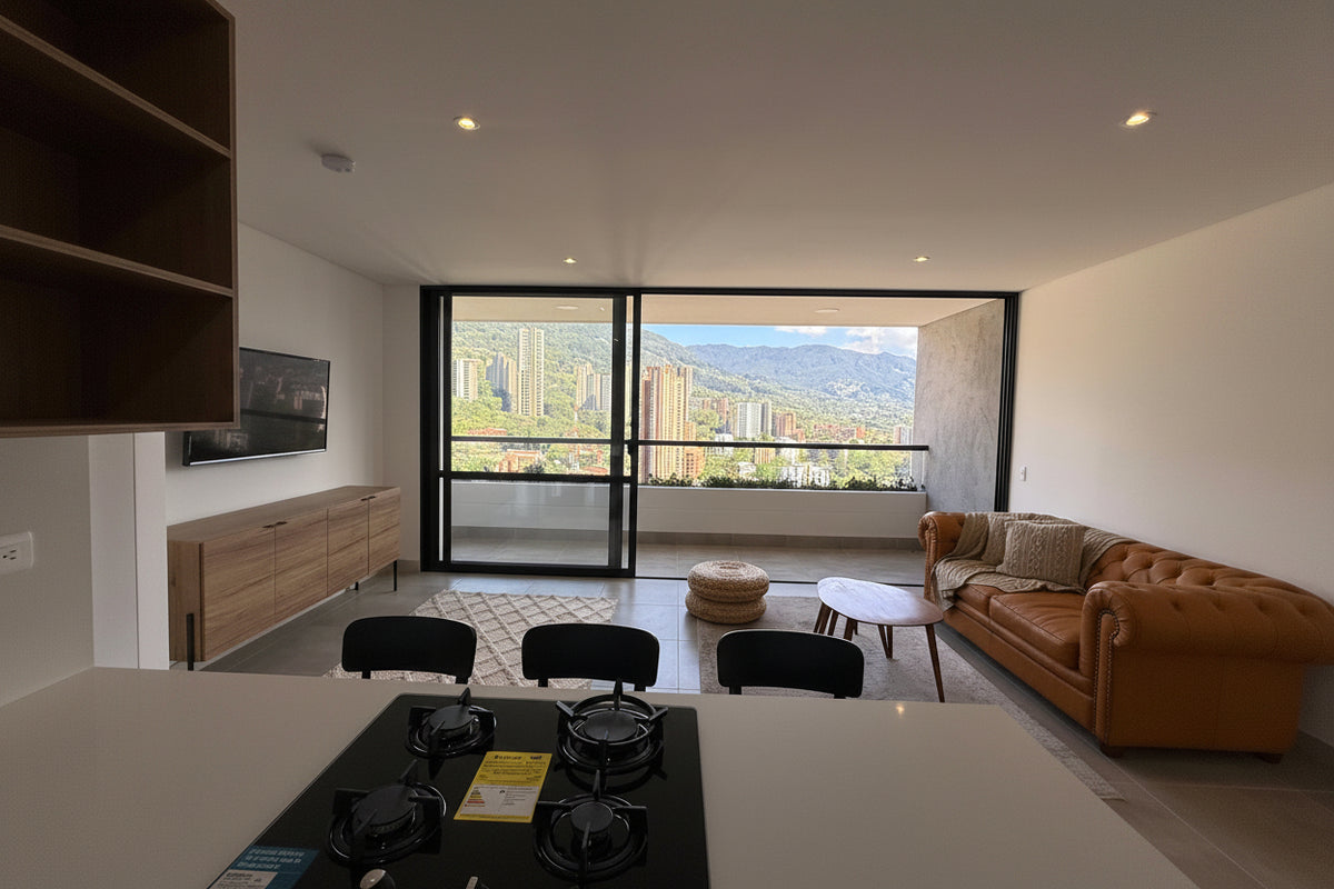 Apartamento en Linares El Poblado 72 m² | Vista 180°, Piso Alto