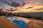 Apartamento con balcón y vista panorámica en Cola del Zorro, El Poblado