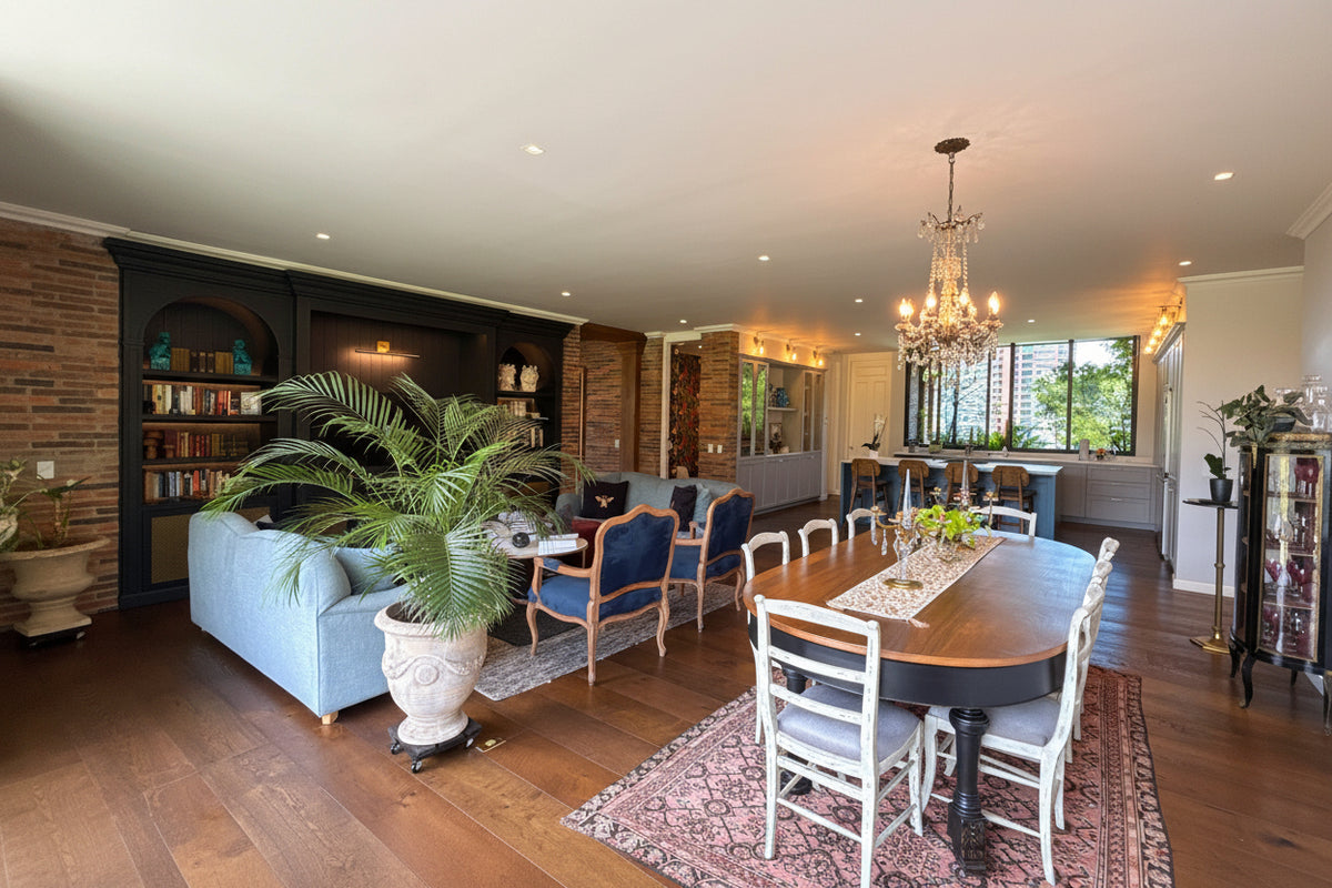 Exclusivo apartamento de 256 m² con estudio y 3 parqueaderos en El Poblado