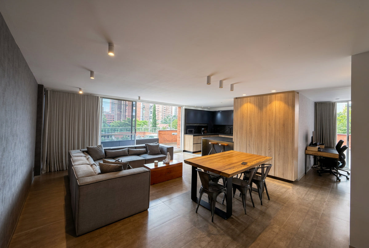 Apartamento de 102 m² con terraza de 159 m² de uso exclusivo sector Loma Los Parra