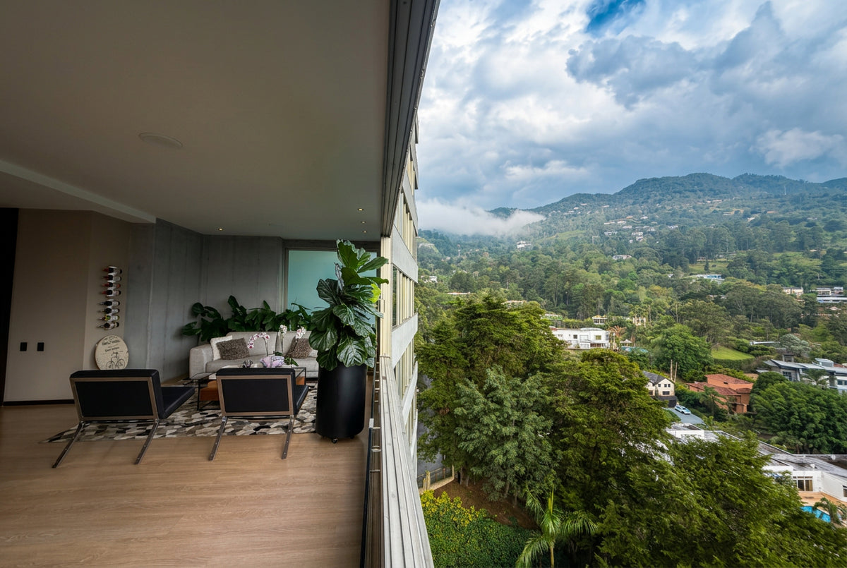 Apartamento de 204 m² en Los Balsos con vista a Medellín