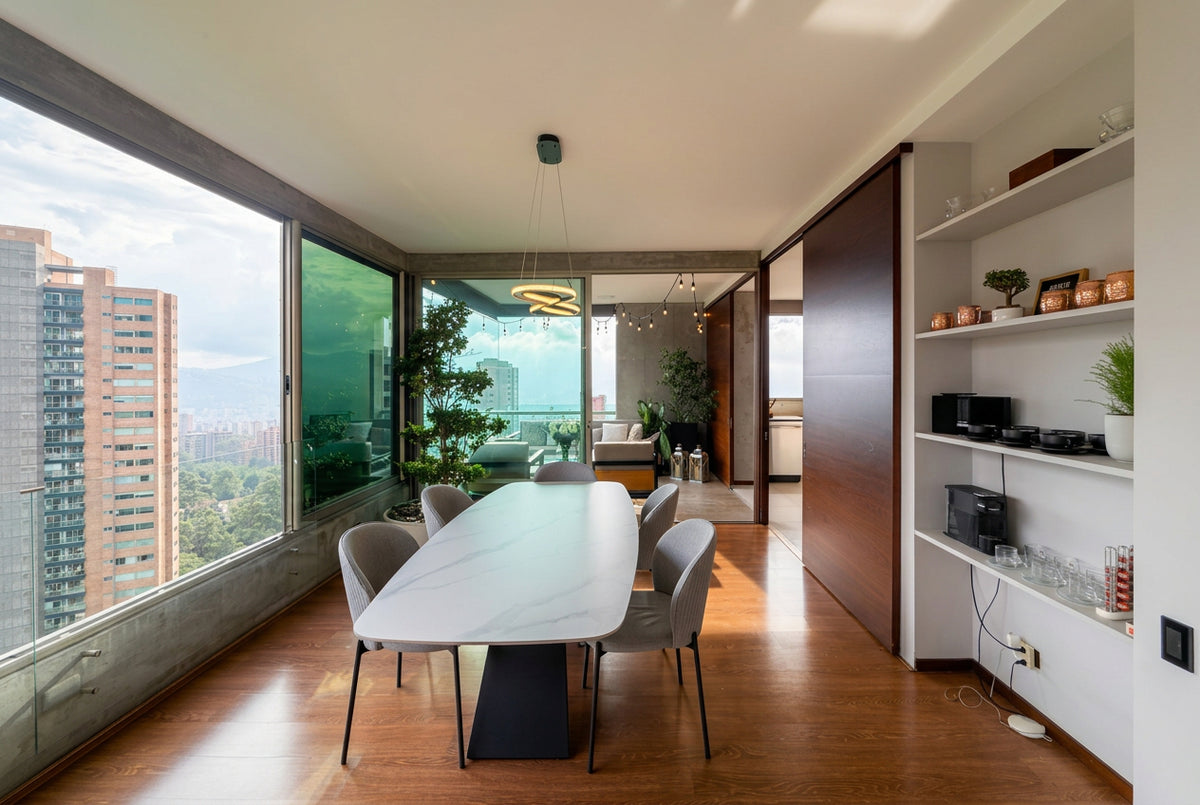 Apartamento de 204 m² en Los Balsos con vista a Medellín