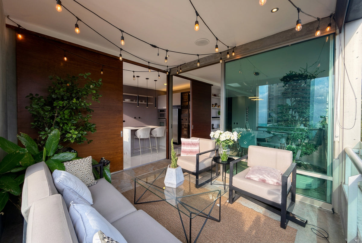 Apartamento de 204 m² en Los Balsos con vista a Medellín