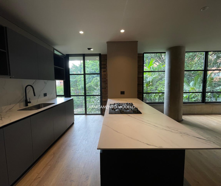 Apartamento boutique en Castropol, El Poblado – 2 habitaciones y diseño inteligente