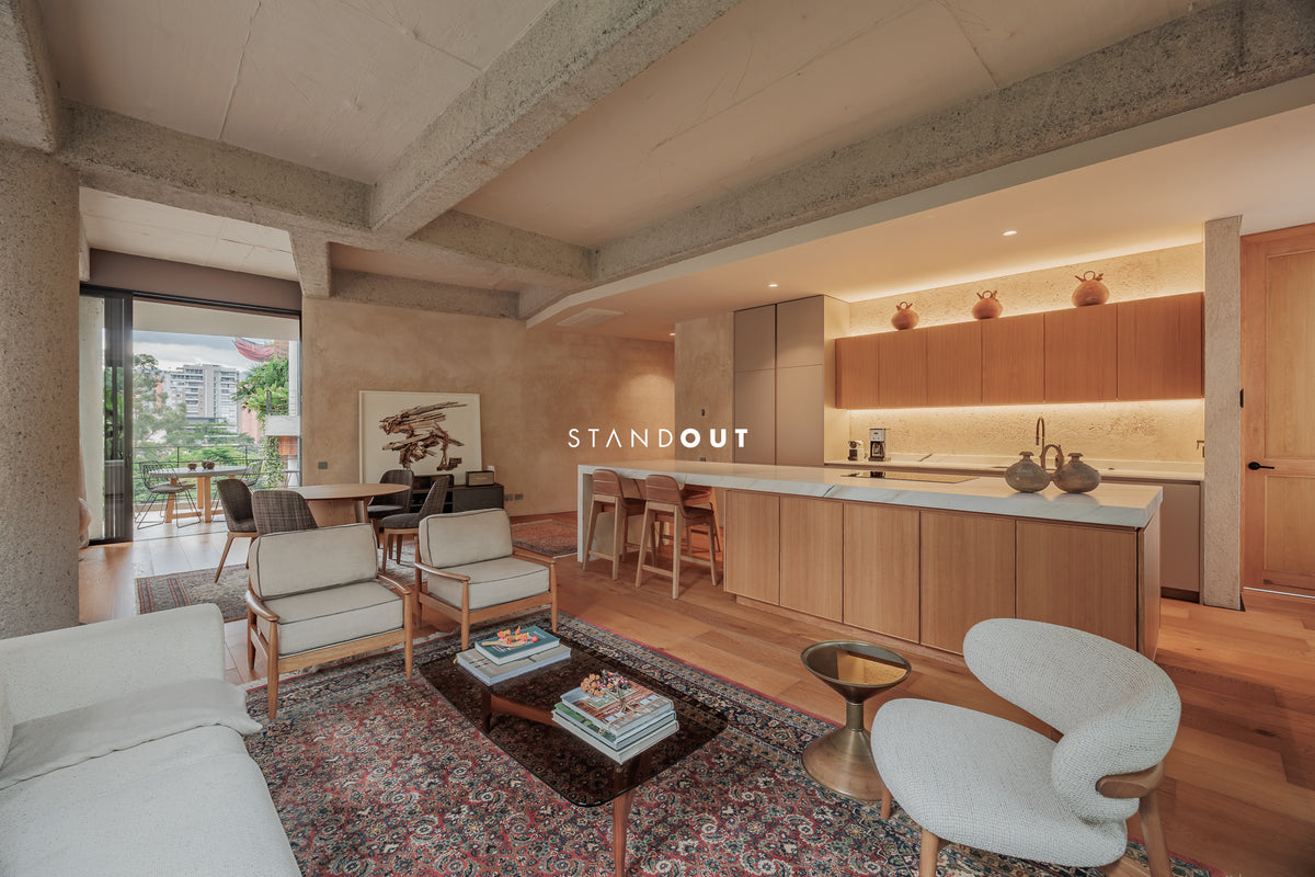Apartment with distinctive architecture in Las Lomas, El Poblado