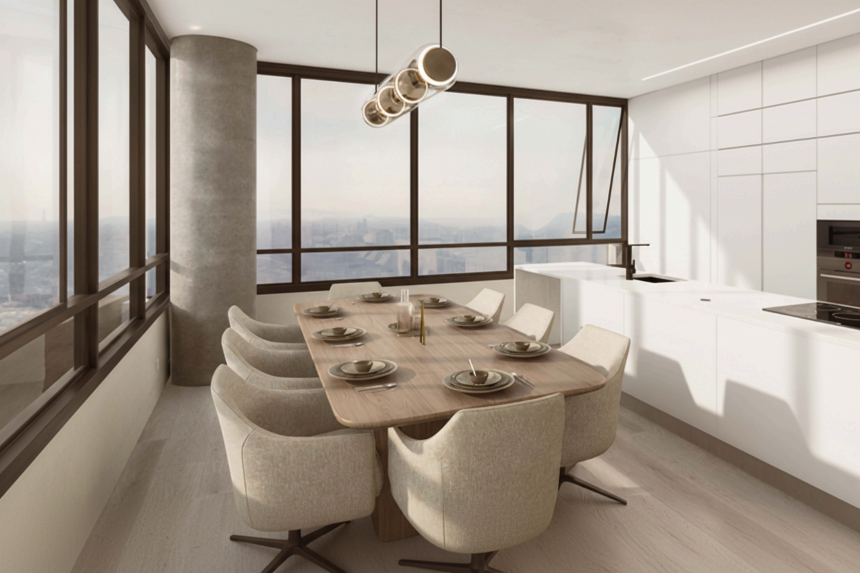 Apartamento en obra gris de 318 m² en Los Balsos – Amplios espacios y ubicación estratégica