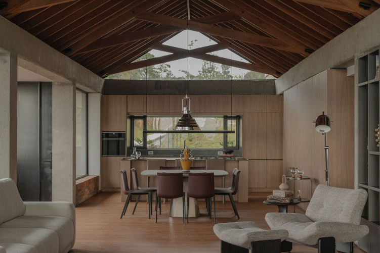 Casa de diseño arquitectónico con jacuzzi en Alto de Las Palmas