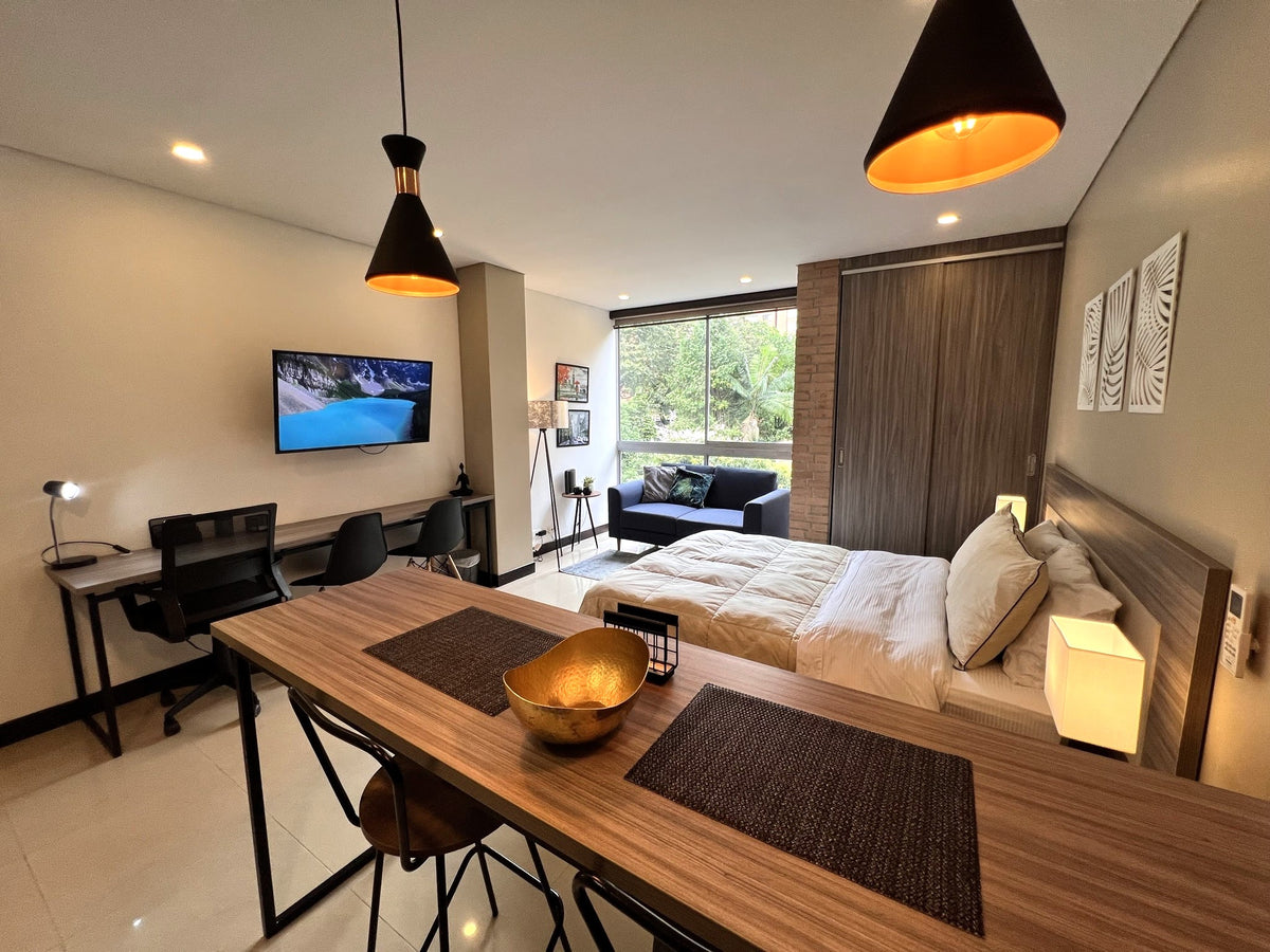Loft amoblado 1 habitación a 5 minutos del Parque Lleras