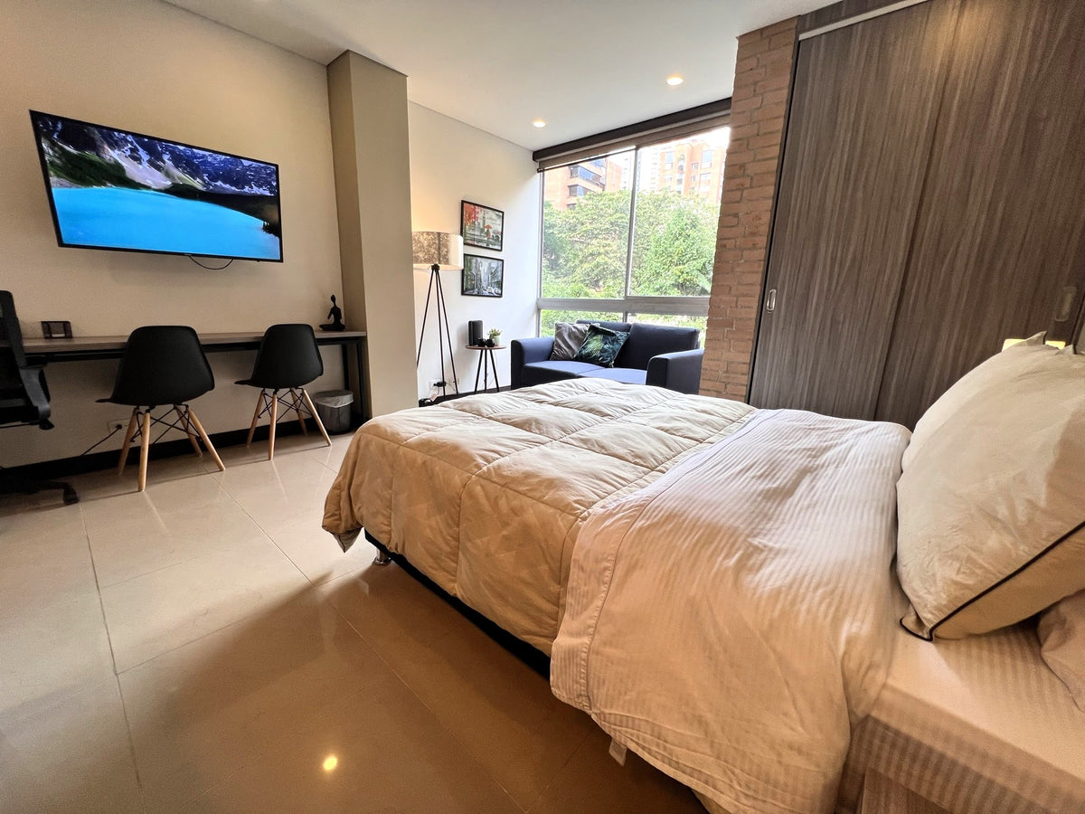 Loft amoblado 1 habitación a 5 minutos del Parque Lleras