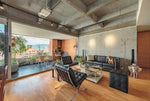 Apartamento tipo loft industrial con balcón y vista Sector La Florida, El Poblado