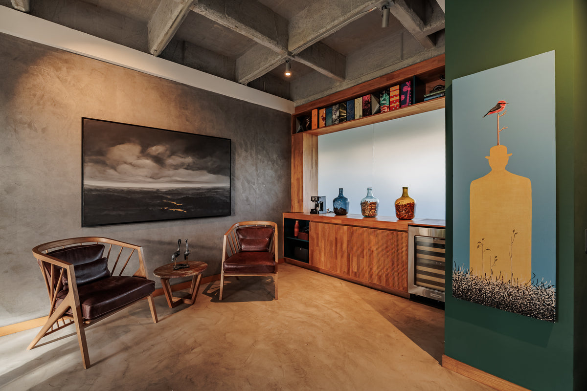 Modern apartment with reserve view