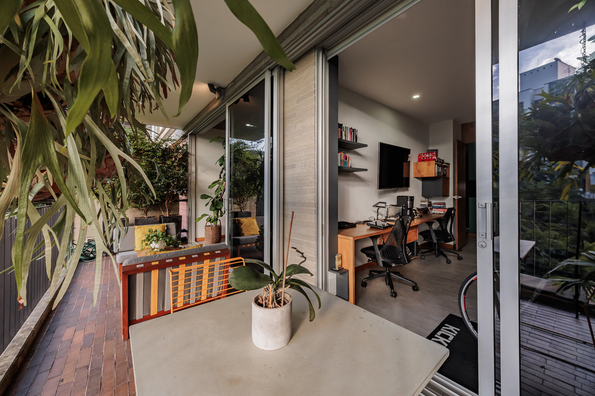 Modern apartment with reserve view
