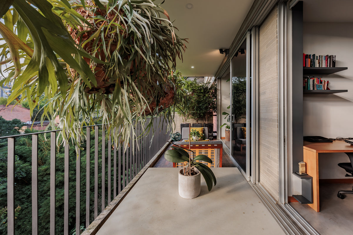 Modern apartment with reserve view