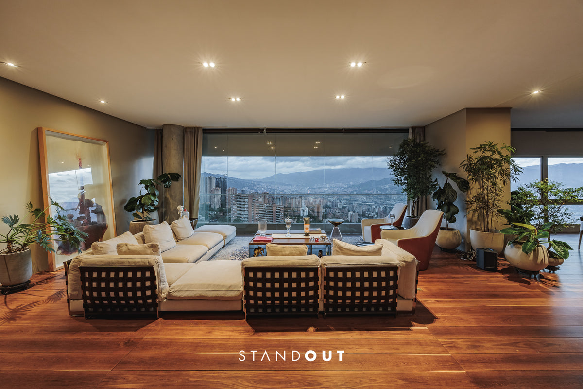 Penthouse con la mejor vista de Medellín con terrazas & A/C 3 BR