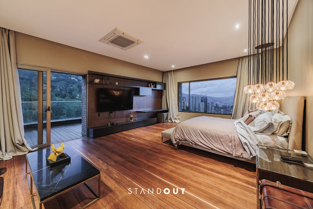 Penthouse con la mejor vista de Medellín con terrazas & A/C 3 BR