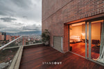 Penthouse con la mejor vista de Medellín con terrazas & A/C 3 BR