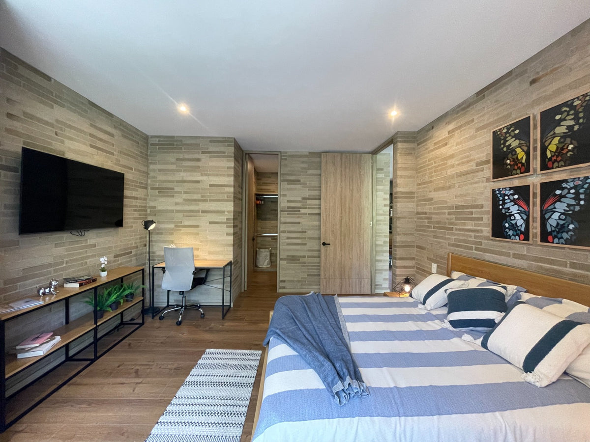 Diseño y Naturaleza en Apartamento 1 BR Sector Club Campestre