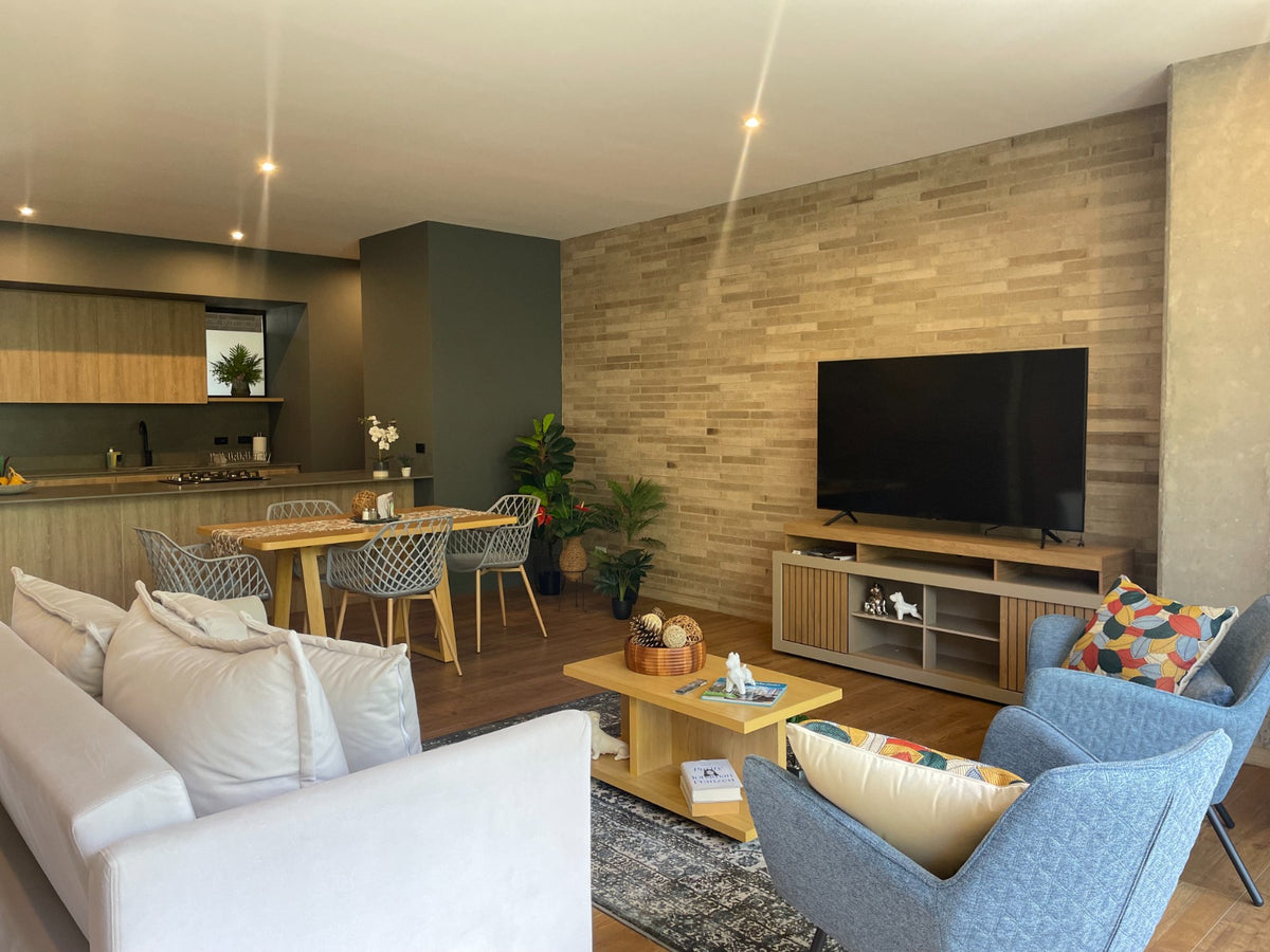 Diseño y Naturaleza en Apartamento 1 BR Sector Club Campestre