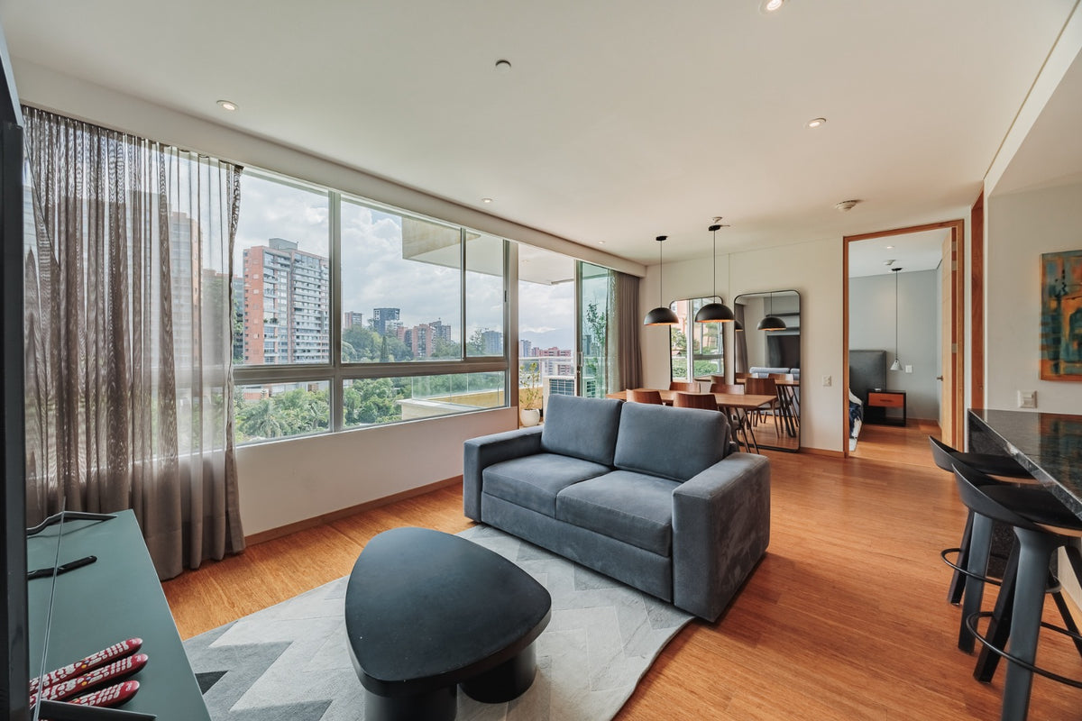 2 BR Serviced Apartment in El Tesoro Sector with A/C &amp; Pool 