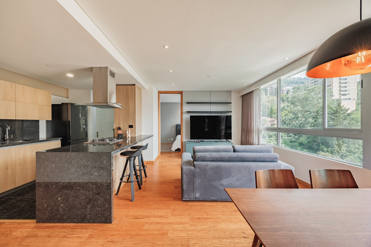 2 BR Serviced Apartment in El Tesoro Sector with A/C &amp; Pool 