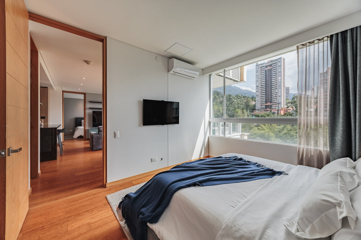 2 BR Serviced Apartment in El Tesoro Sector with A/C &amp; Pool 