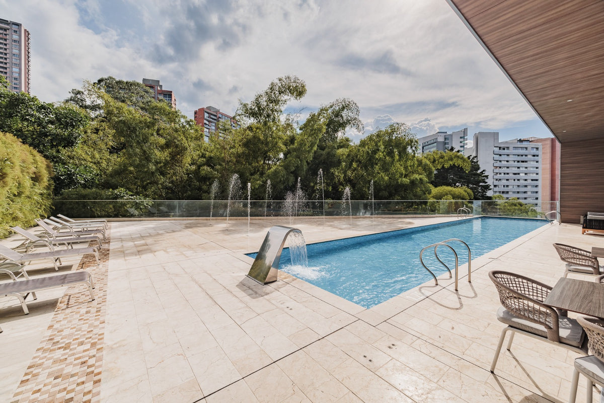 2 BR Serviced Apartment in El Tesoro Sector with A/C &amp; Pool 