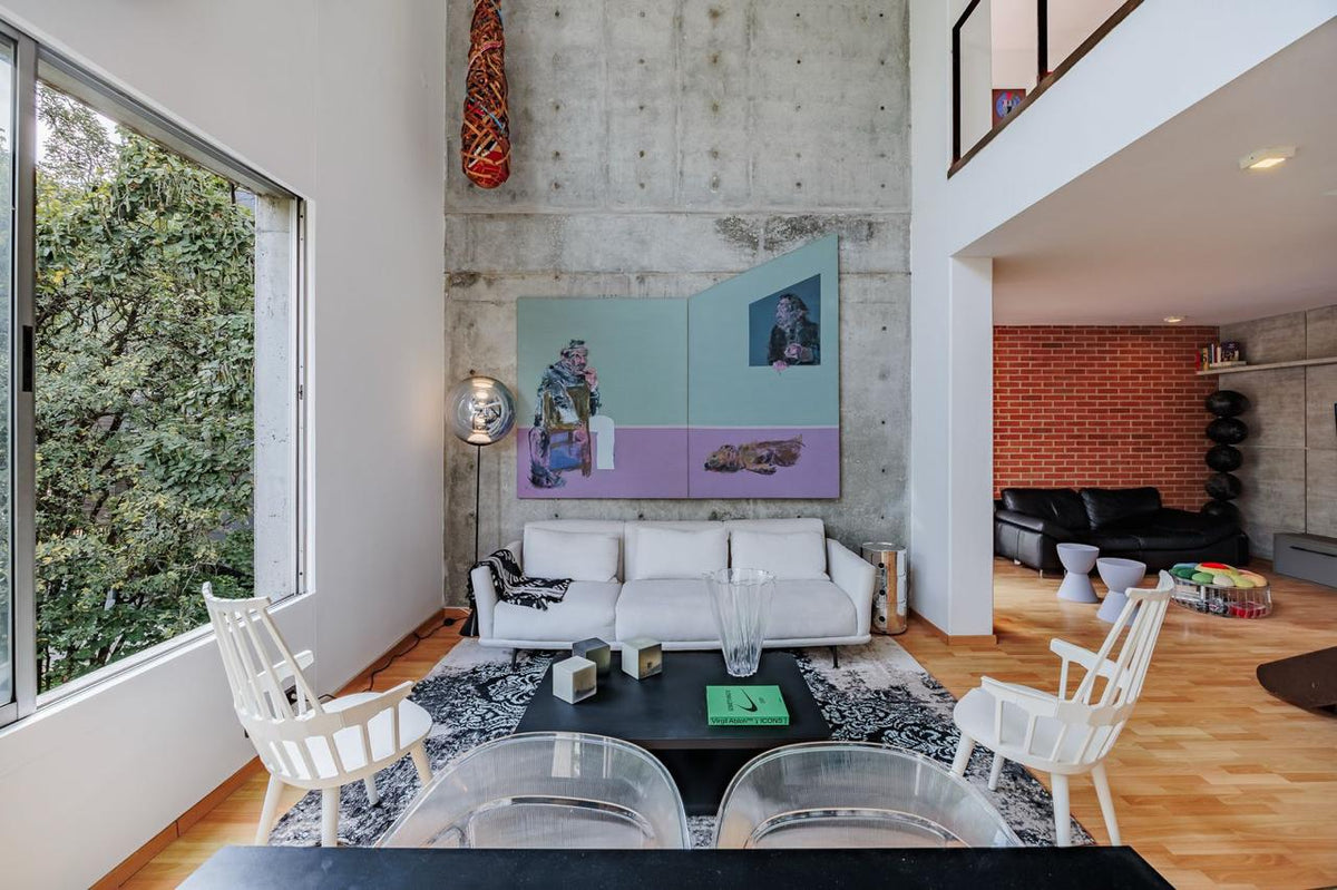 Penthouse Duplex en Provenza con Estilo Industrial 1 BR + estudio