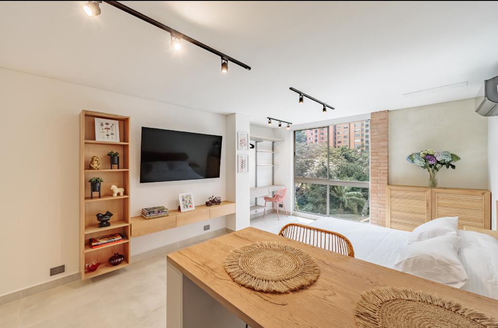 Loft 1BR a 5 minutos Parque Lleras