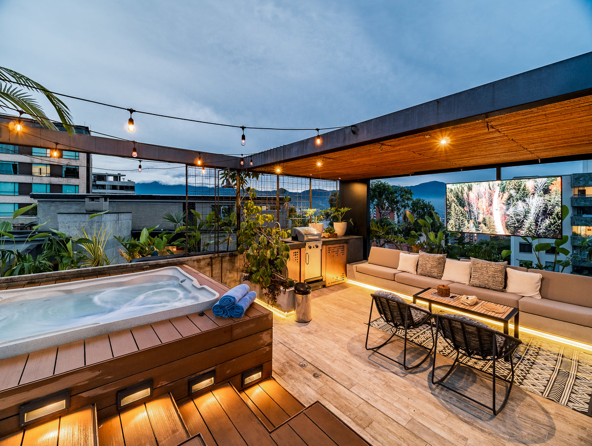 Penthouse de lujo en Provenza con terraza privada y jacuzzi, Medellín