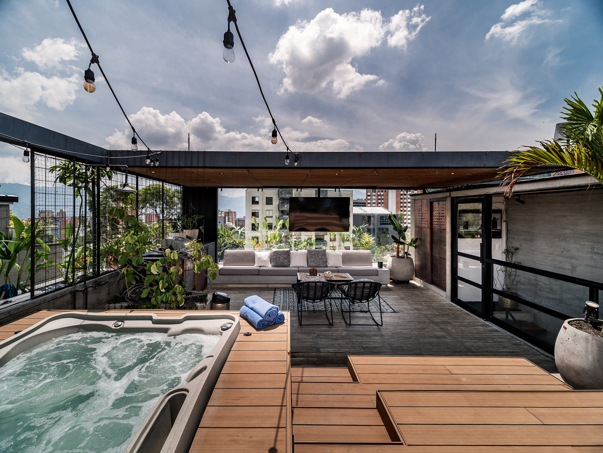 Penthouse de lujo en Provenza con terraza privada y jacuzzi, Medellín
